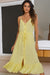Light Yellow Ruffled Dress Peasant