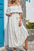 long white flowy boho dress
