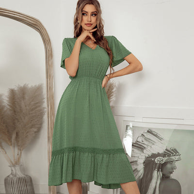 Pickle Country Midi Dress Long Sleeve