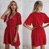 Red Summer Dress Beach Dress