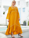 Yellow Boho Maxi Dress Style