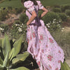 Pink Boho Maxi Dress Vintage