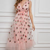 Strawberry Mesh Dress Lace