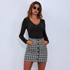 Vintage Checkered Skirt