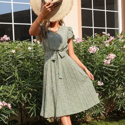 Summer Style Green Dress Plus Size