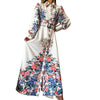 Hippie Maxi Floral Dress Lace