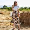 Summer Pattern Mini Skirt Bohemian