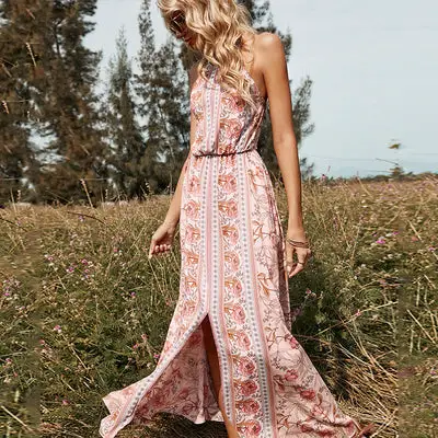 Hippie Summer Maxi Dress Plus Size