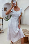 Simple White Country Dress Vintage