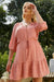 Spring Short Pink Dress Vintage