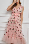 Strawberry Mesh Dress Floral Clothes