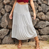 Lace Boho Pleated Long Skirt mother of the bride