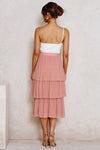 Vintage Extra Long Boho Ruffled Skirt wedding