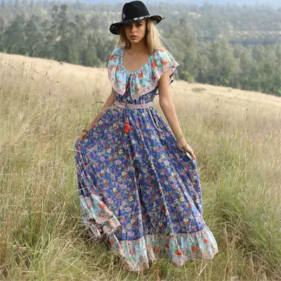 mother of the bride Maxi Dress Hippie Chic 2021
