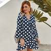summer Large Boho Dress with Dots party
