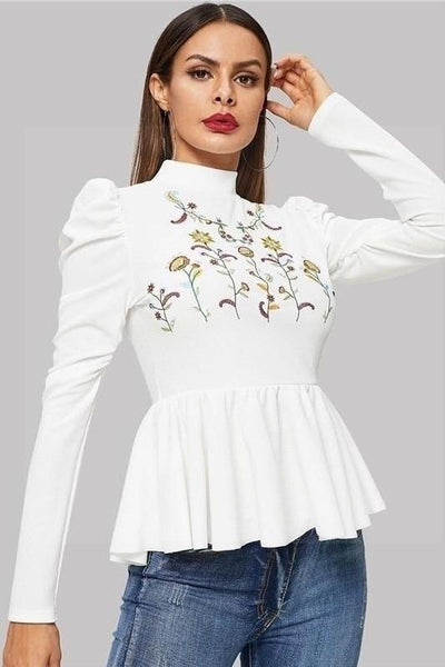Ethnic White hippie blouse cheap