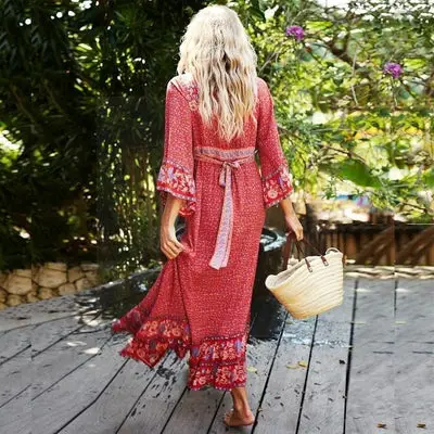 Hippie Boho chic summer dress1 Vintage