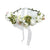 wedding Flower Wreath White and Green UK