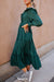 Vintage Green Boho Dress 2022