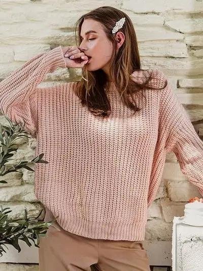 Retro Boho Pink Chic Sweater mother of the bride