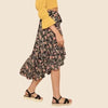 Lace Floral Boho skirt Cowgirl