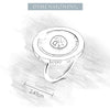 wedding guest Lotus Fun Real 925 Sterling Silver Valentine's Day Gift You Are My Planet Creative Design Handmade Fine Jewelry Rotating Ring UK