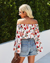 summer Boho Blouse with Flowers1 Lace