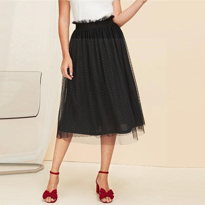 formal Boho lace skirt women