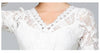 mother of the bride Boho Chic Dress White Long Lace summer