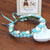 Blue and White Baby Flower Wreath
