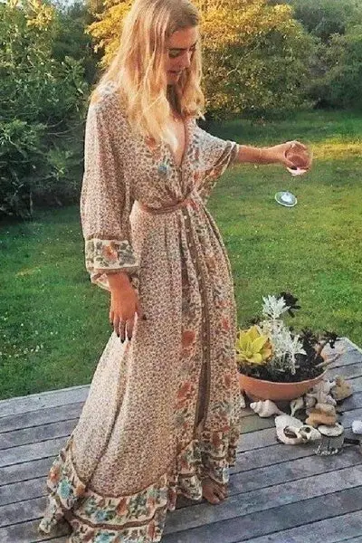 Hippie Boho chic dress fall 2018 Gypsy