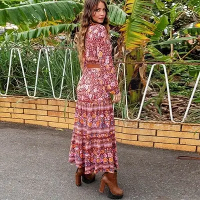 Ethnic Boho chic dress for women Hippie