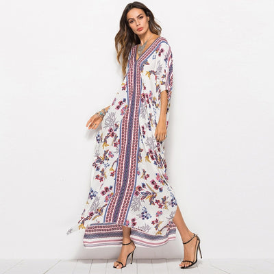 sexy Ample Boho Dress with Batwing Sleeves wedding