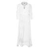 beach Boho Lace Dress White Long Sleeve beach