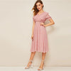 party Boho maxi dress old pink cute