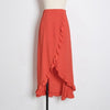 Lace Boho Maxi Skirt Orange women