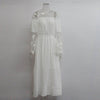 Lace White Dress Long Boho Lace
