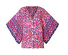 Gypsy Boho Flower Blouse Shirt Cowgirl