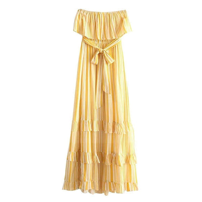 formal Dress it hippie mustard bridesmaid dresses