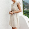 Lace Ivory Embroidery Dress Lace