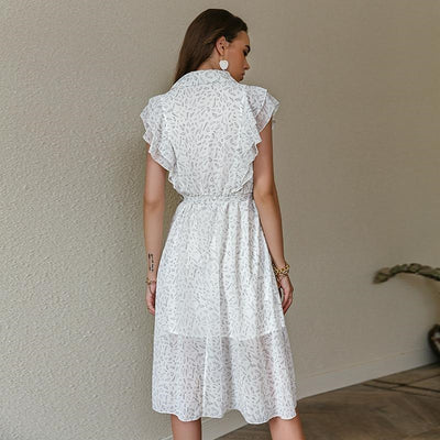 Chic White Vintage Country Dress women