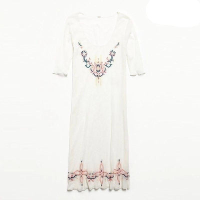 cute White hippie chic lace dress mother of the bride