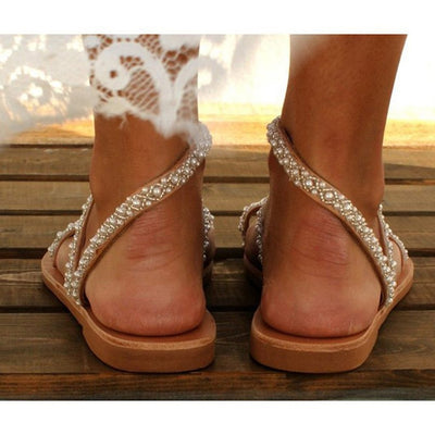 cheap Gypsy Wedding Sandal Lace