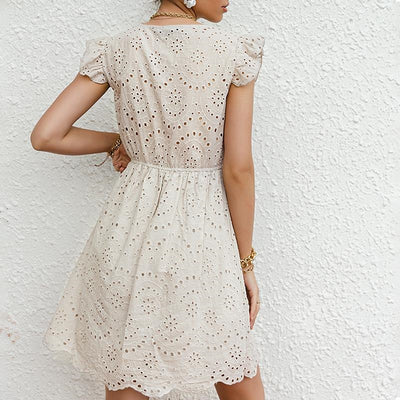formal Ivory Embroidery Dress Gypsy