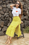Grunge Long Boho Skirt with Slit0 for sale
