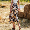 mother of the bride Long Leopard Boho Skirt Gypsy
