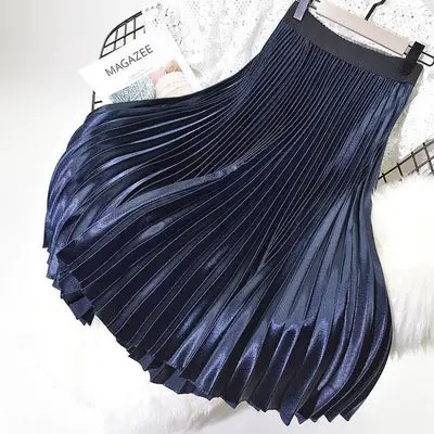 Boho Long Skirt Plissée