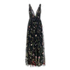Boho Maxi Dress Chic Embroidered Flowers
