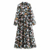Hippie Floral Collar Dress