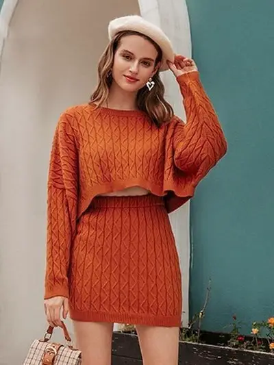 Boho Fall Color Sweater
